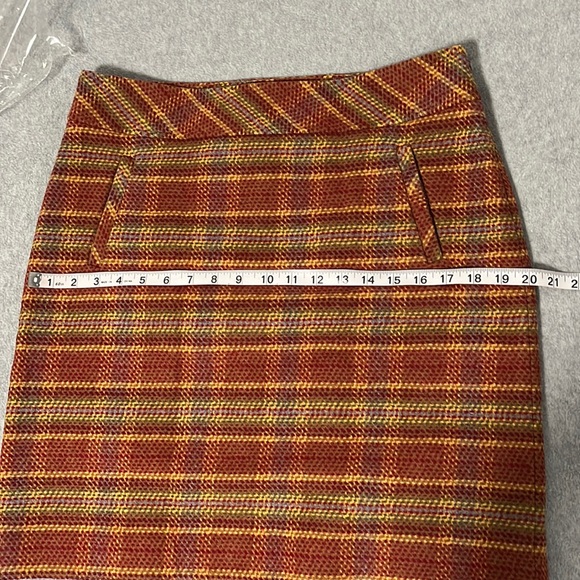 Talbots Womens Wool Plaid Skirt Size 6 Preppy Academia Career Office Tweed - Picture 5 of 11